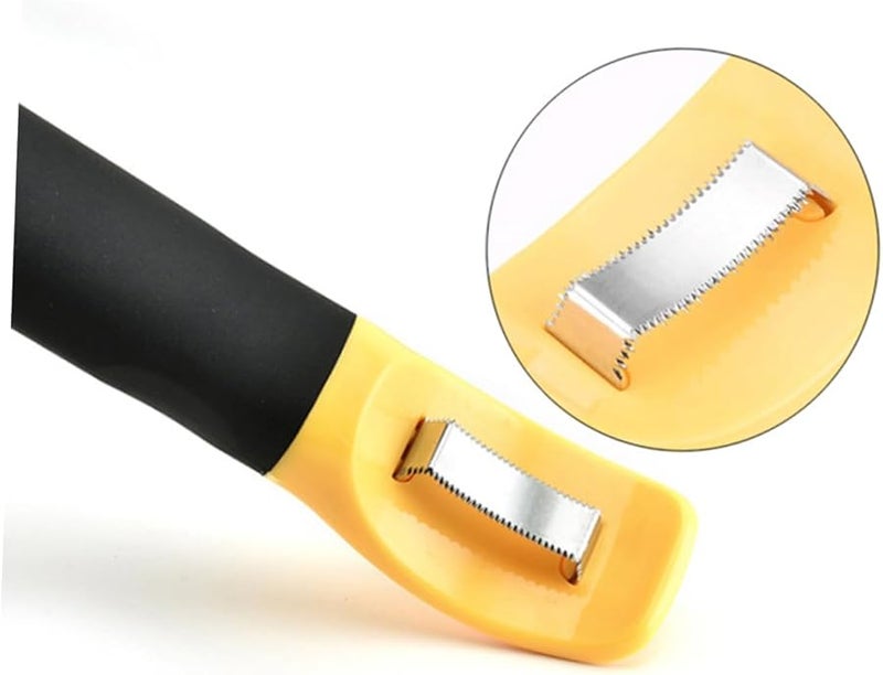Mikinona Stainless Steel Corn Grater Shaver Compact Kitchen Gadget with Hanging Storage - Image 3